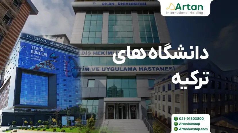 لیست اسامی دانشگاه های ترکیه