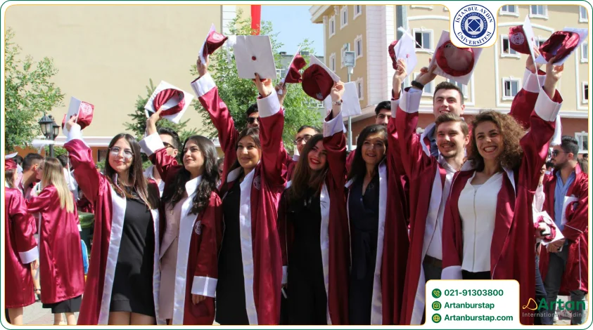 فارغ التحصیلی دانشجویان بورسیه دانشگاه آیدین ترکیه