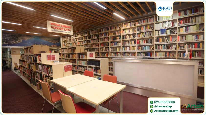 کتابخانه دانشگاه باهچه شهیر استانبول